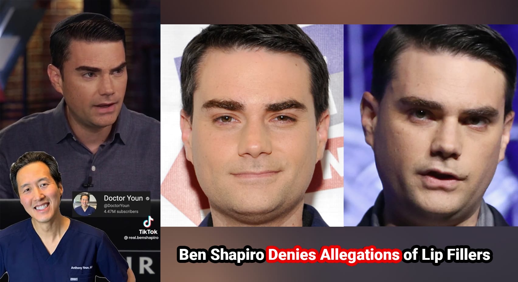 Ben-Shapiro-Denies-Allegations-of-Lip-Fillers--The-Truth-About-Ben-Shapiro's-Alleged-Lip-Fillers