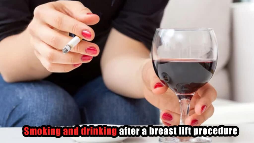 Smoking-and-drinking-after-a-breast-lift-procedure