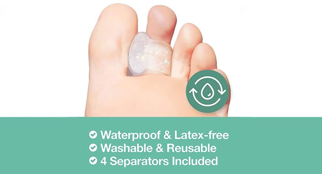 Gel Toe Separators for Overlapping Toes, Bunions, Big Toe Alignment, Corrector and Spacer